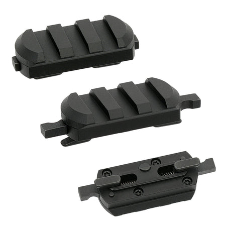 Cyma Airsoft M-LOCK Quick Mount Picatinny Mount Rail Short Black 42mm