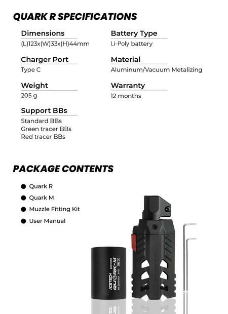 Acetech Quark R Airsoft Shotgun Tracer Unit