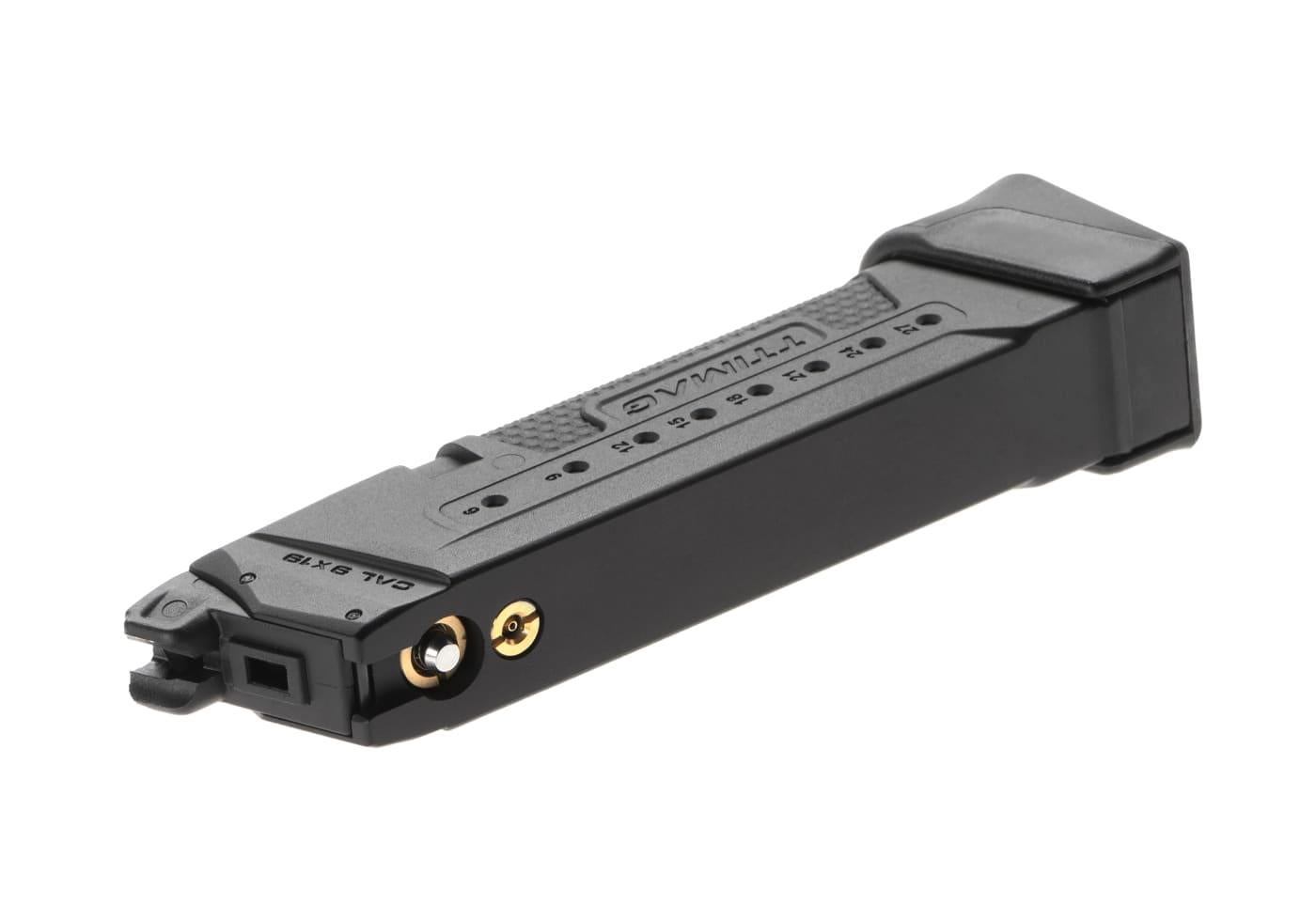 TTI Airsoft Light Weight Gas Magazine For G-Series WE TM VFC 26rd Black 6mm