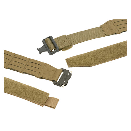 8 Fields Laser Cut Molle Tactical Duty Range Fast Belt QR Coyote