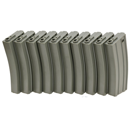 Strike Systems Airsoft Magazine Pack 10pcs M4 AR Series 140 Rds OD Green