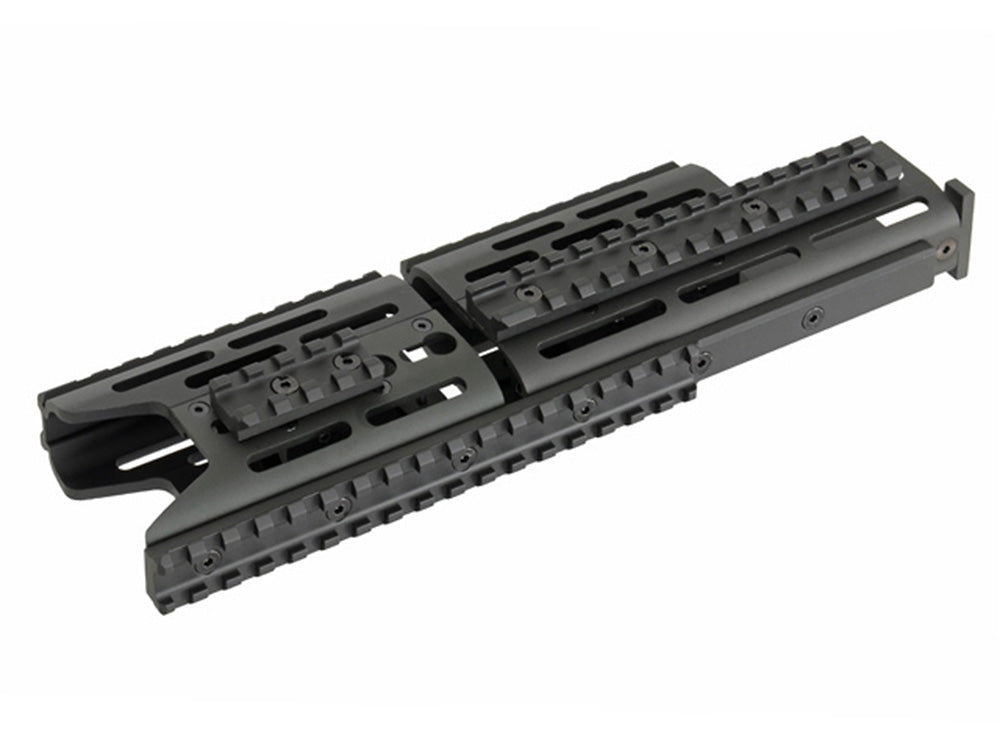 Cyma Airsoft AK Modular Key-Mod Front Handguard Long Black