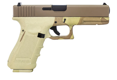 Raven Nuprol Airsoft Pistol GBB Camo Frame & Tan Slide