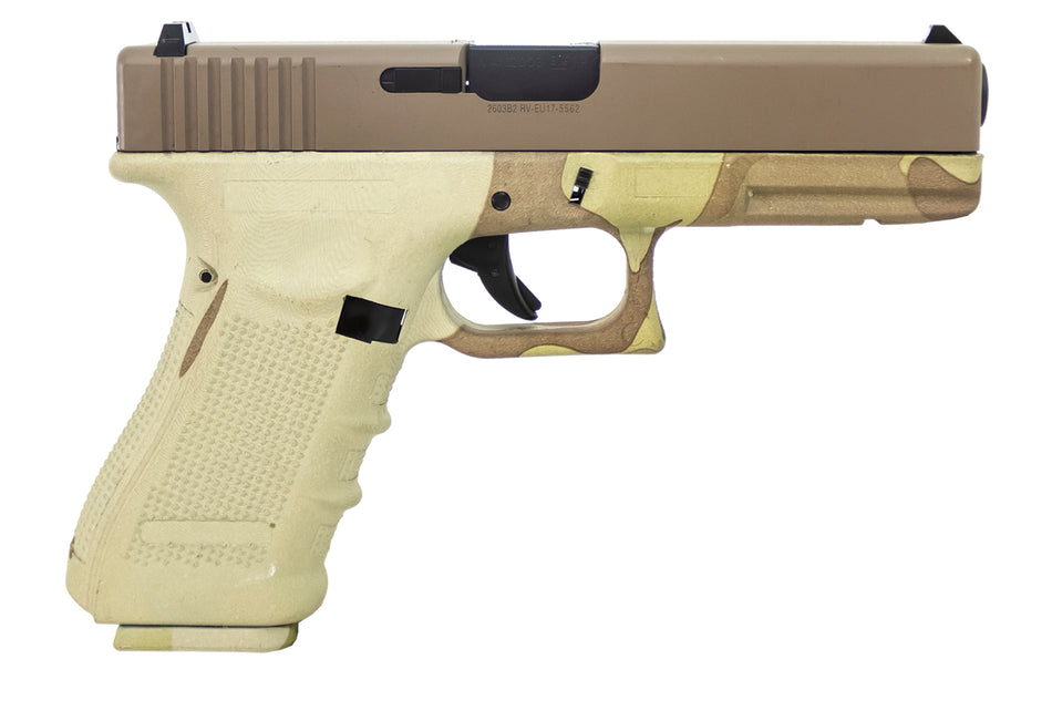 Raven Nuprol Airsoft Pistol GBB Camo Frame & Tan Slide