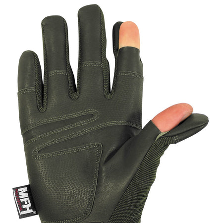 MFH MAX Mission Gloves OD Green Padded