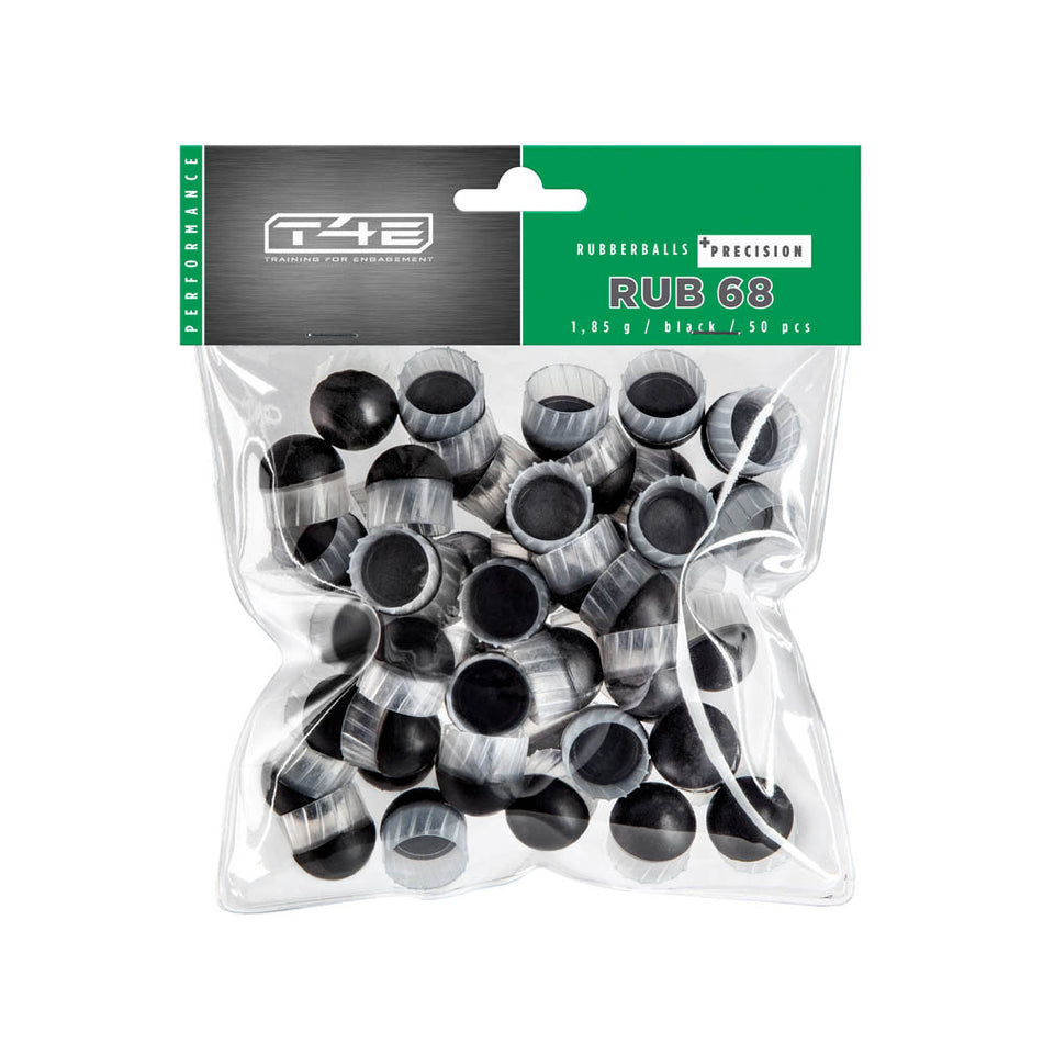 Umarex T4E Precision Sabot .68 Rubber Ammo Balls Black 50 Bag