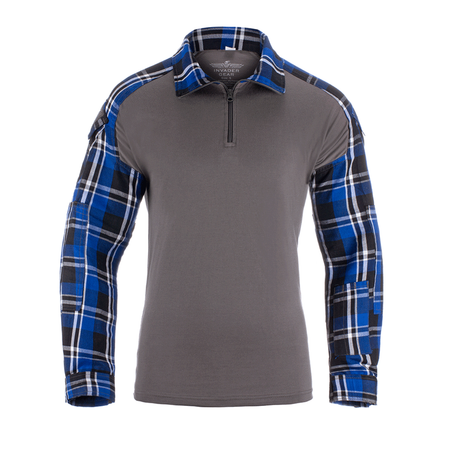 Invader Gear Flannel Combat Ubacs Shirt Blue  
