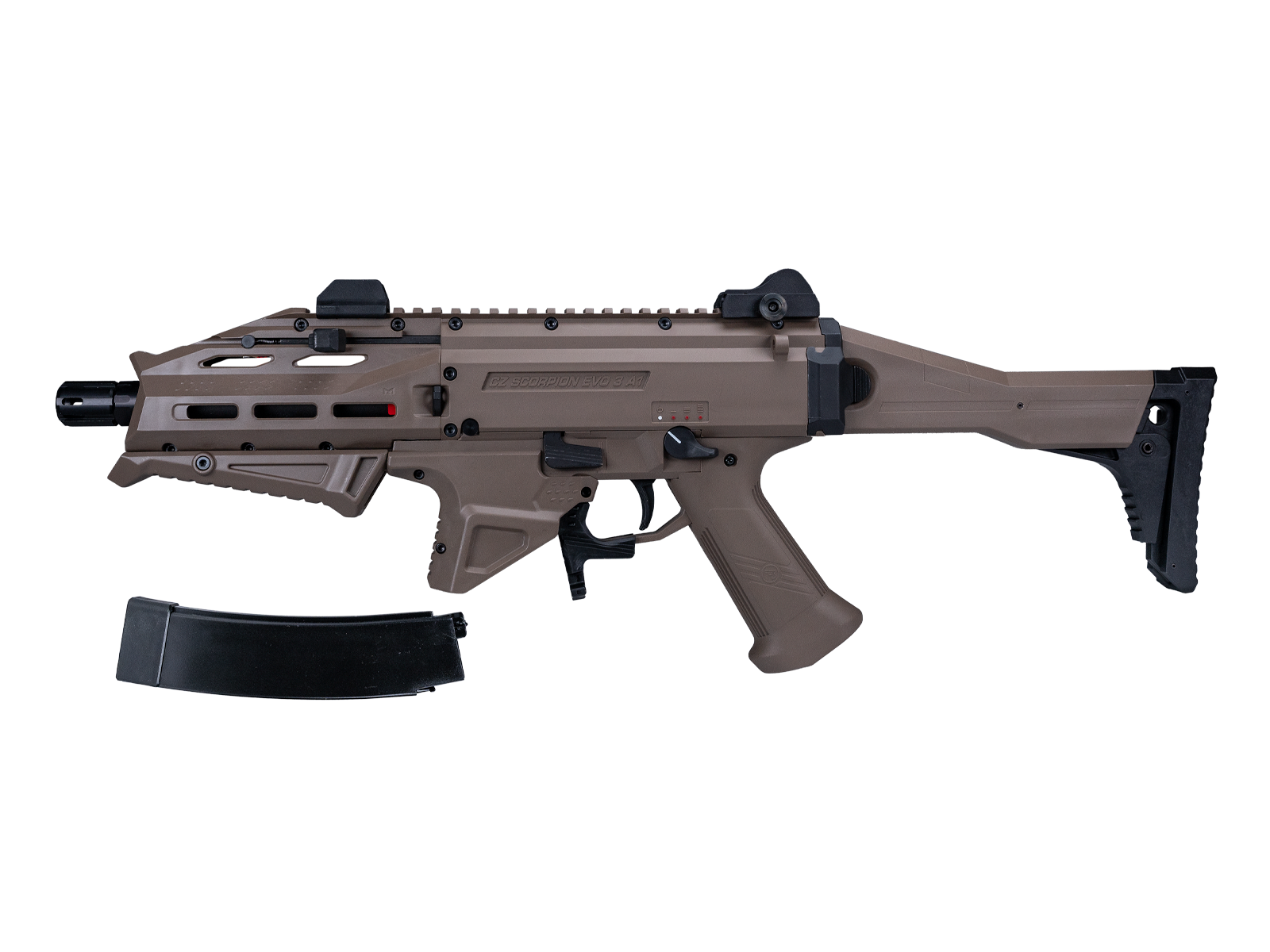 ASG CZ Scorpion EVO 3A1 ATEK FDE ET Dark Earth AEG Rifle