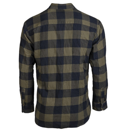 Mil-Tec Lumberjack Check Flannel Shirt Black / OD