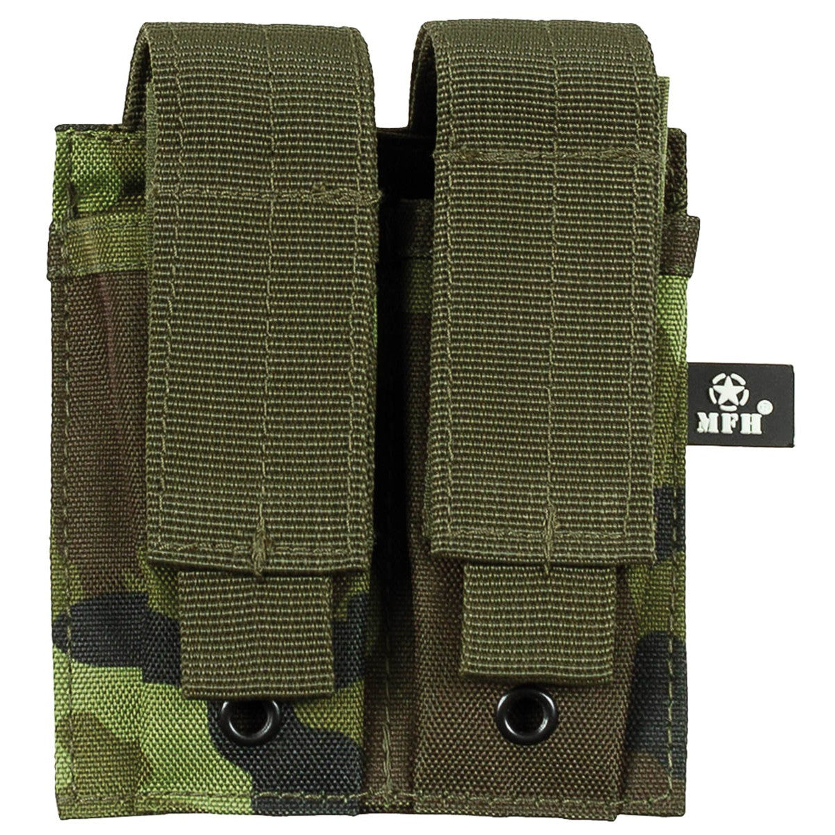 MFH Airsoft Double Pistol Magazine Pouch Czech M95 Camo