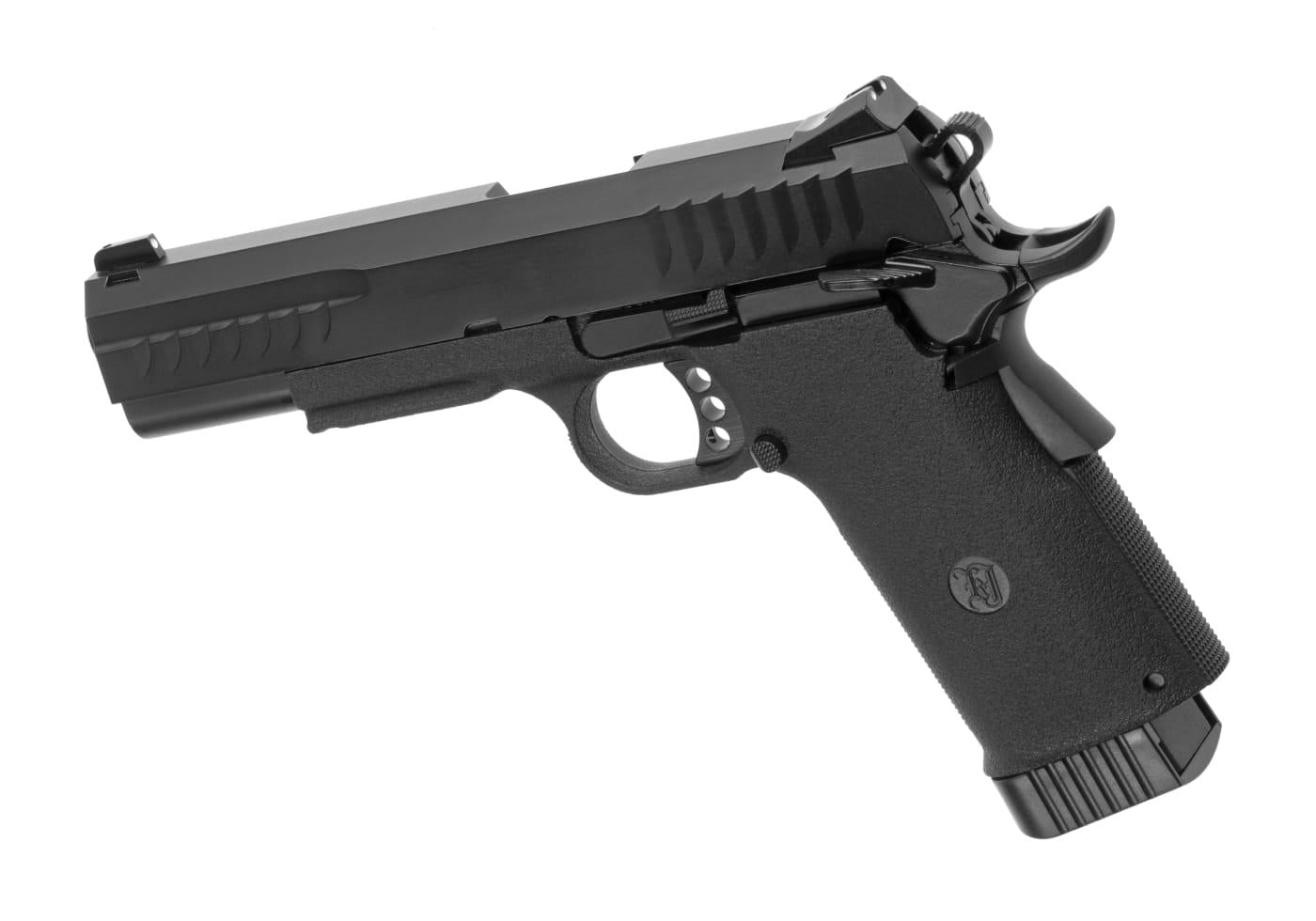 KJ Works KP-08 Hi-Capa Style Pistol Black Co2 6mm