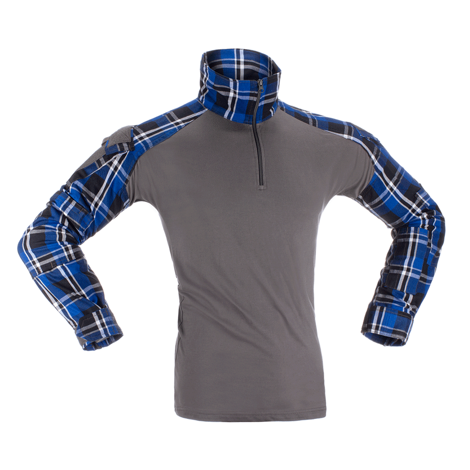 Invader Gear Flannel Combat Ubacs Shirt Blue  