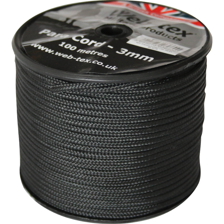 Web-Tex Paracord 100m Reel 
