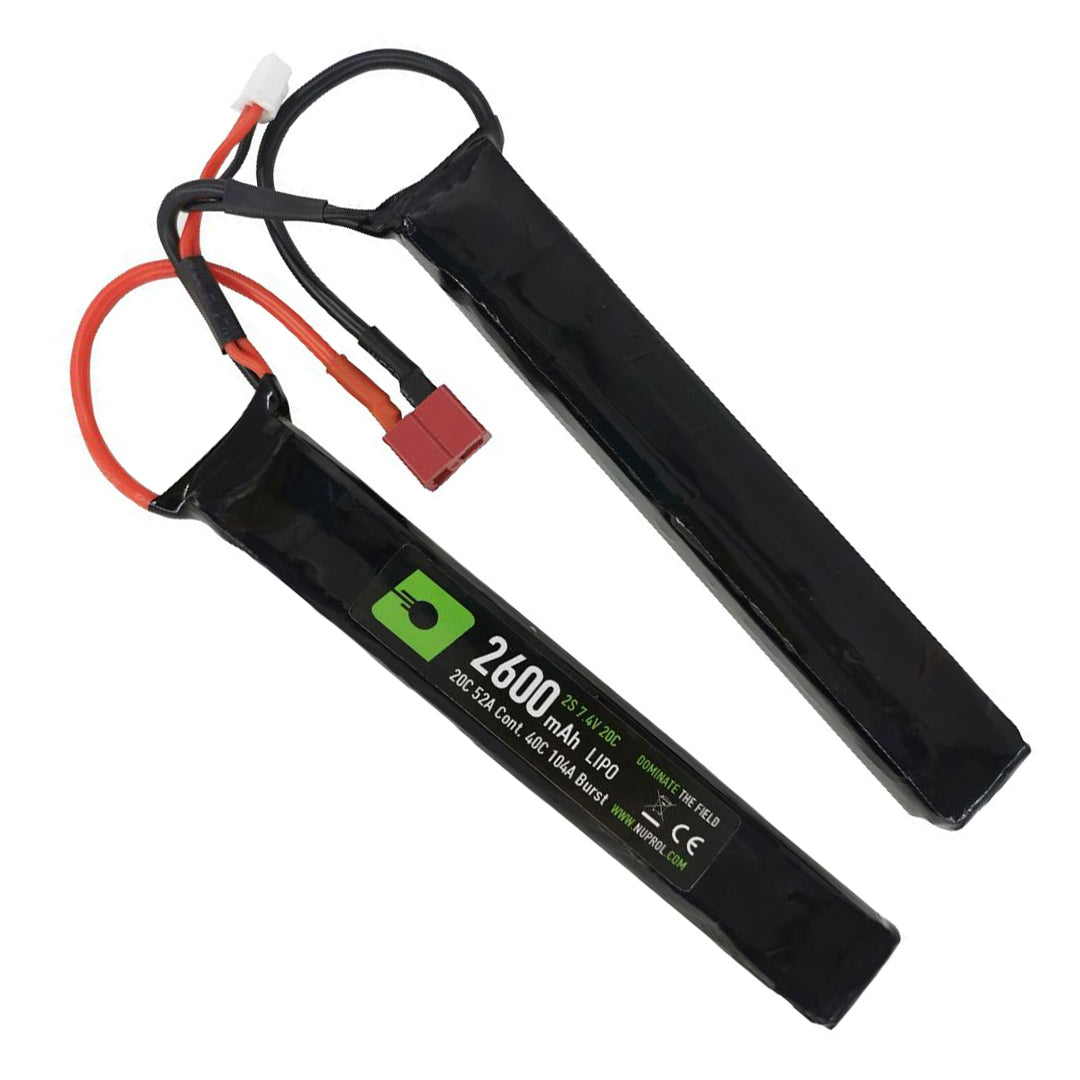 Nuprol LiPo Battery Crane Stock 2600mah 7.4v 20c Deans (InStore Only)