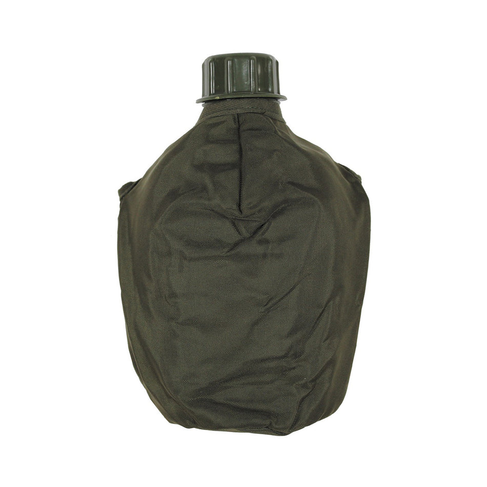 MFH Water Bottle Canteen AT Cover 1ltr OD Green