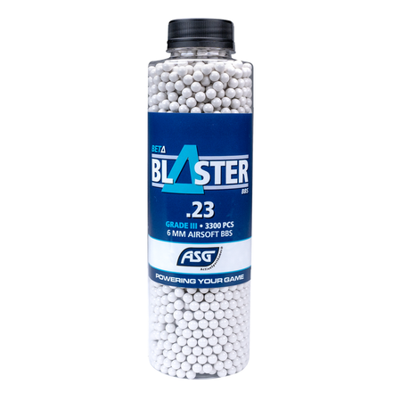 ASG Beta Blaster Airsoft BBs 0.23g 3300 Bottle