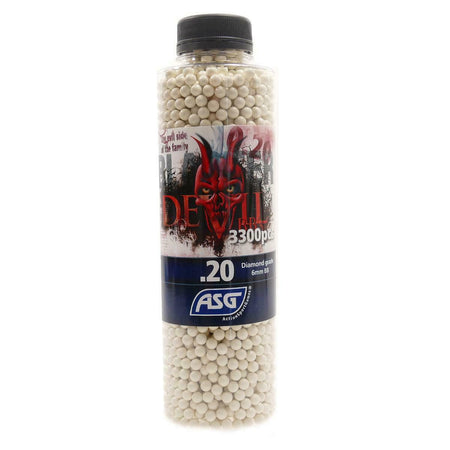 Devil Blaster Premium Airsoft bb's Pellets 0.20g 3300 1 Bottle