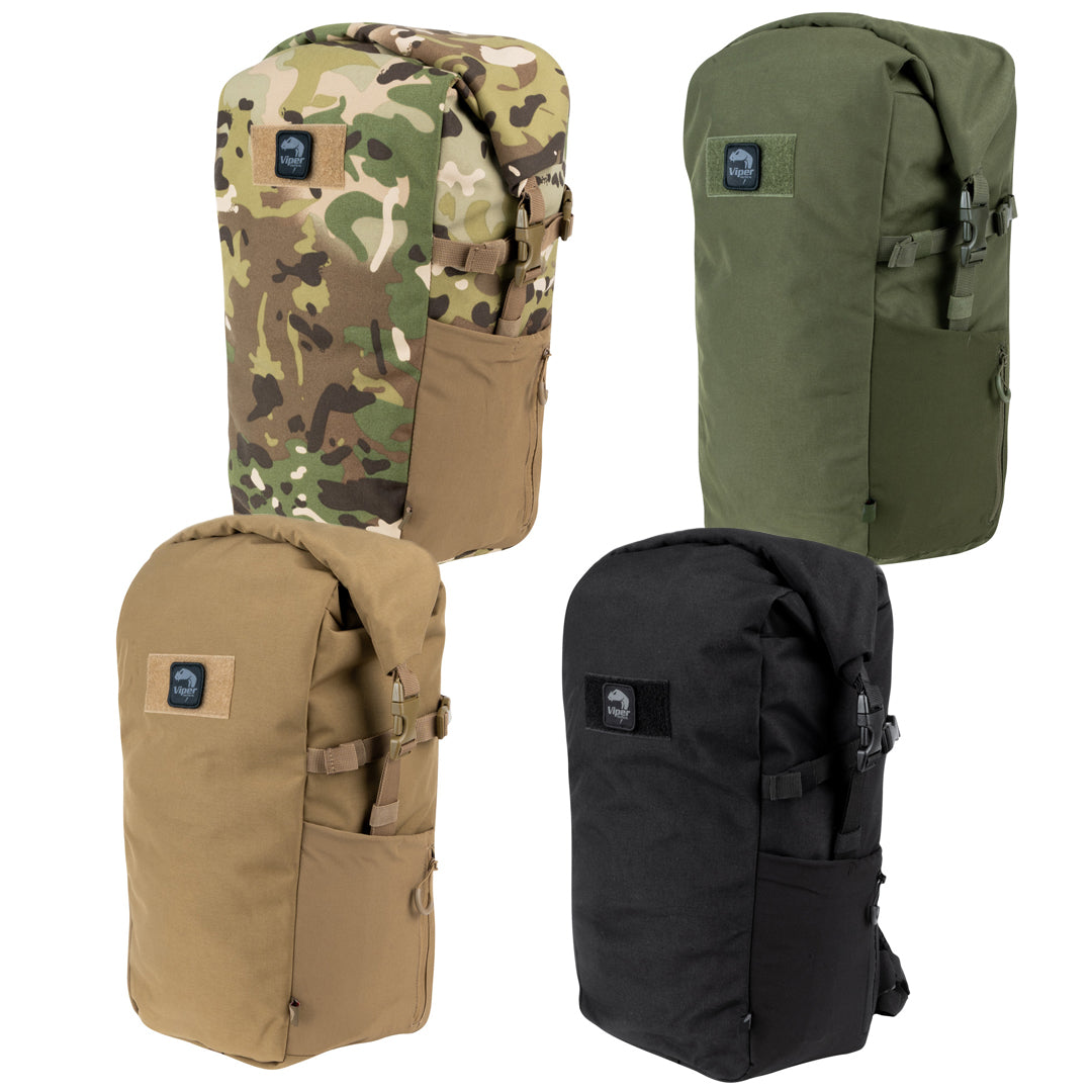 Viper Tactical Fold Roll Top Backpack 25ltr Cordura