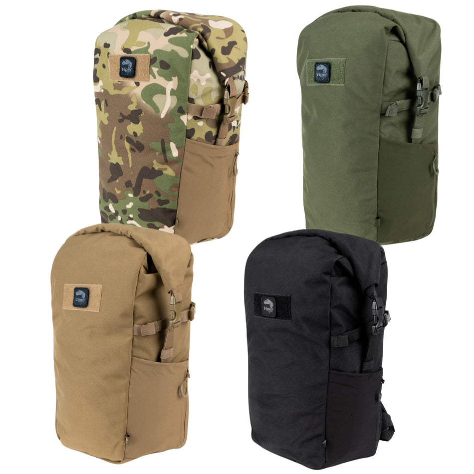 Viper Tactical Fold Roll Top Backpack 25ltr Cordura