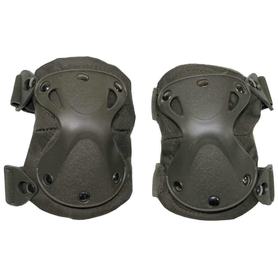 MFH Defensce Airsoft Knee Pads Green