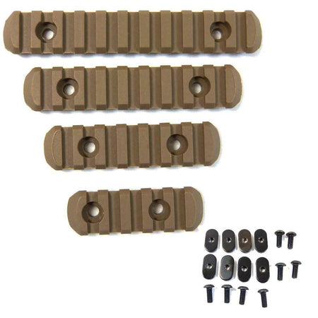 Element Polymer 4 Piece MPOE Airsoft Rail Set 20mm EX254