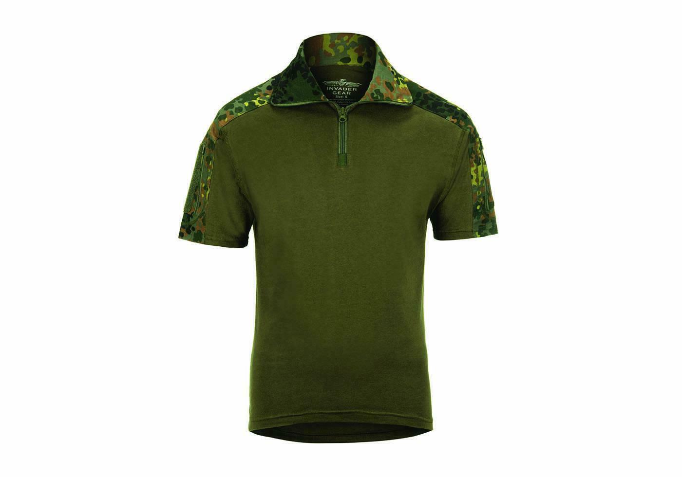 Invader Gear Short Sleeved UBACS Combat Shirt Flecktarn