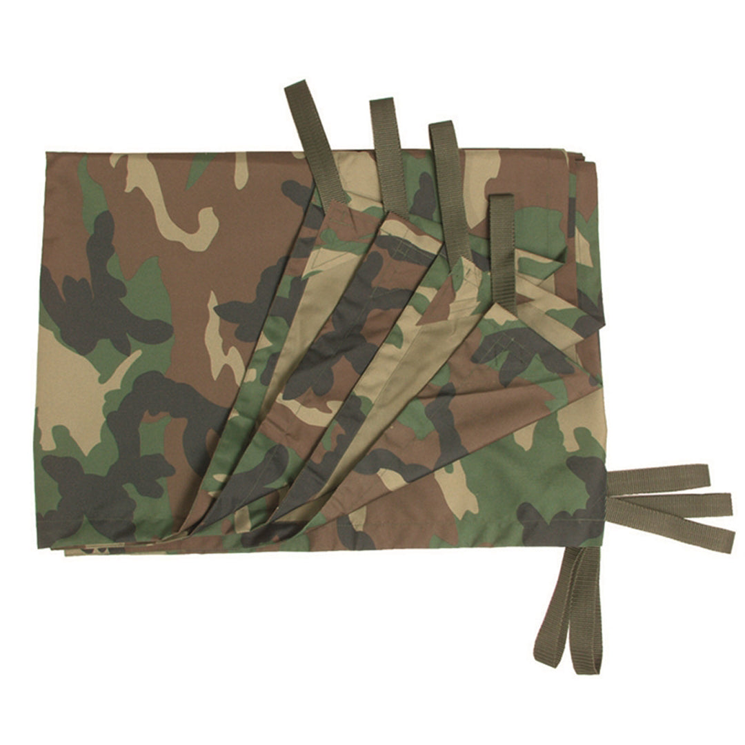 Mil-Tec Multipurpose Tarpaulin Tarp Basha Shelter Camo Woodland