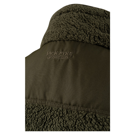 Jack Pyke Sherpa Mens Fleece Gilet Dark Olive 