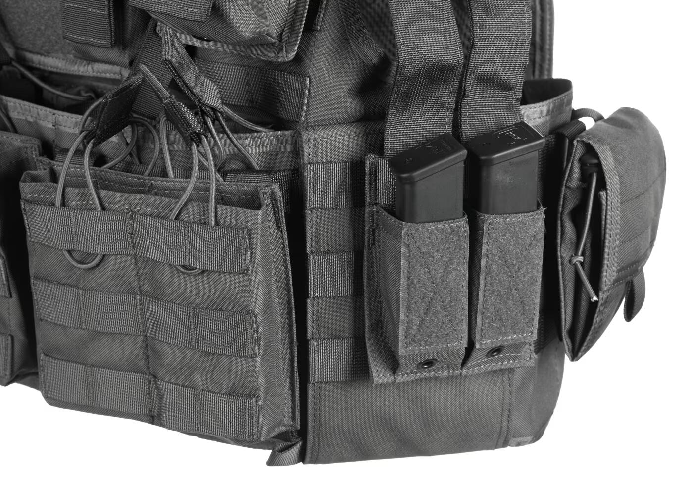 Invader Gear Mod Carrier Combo Molle Vest SAPI Wolf Grey