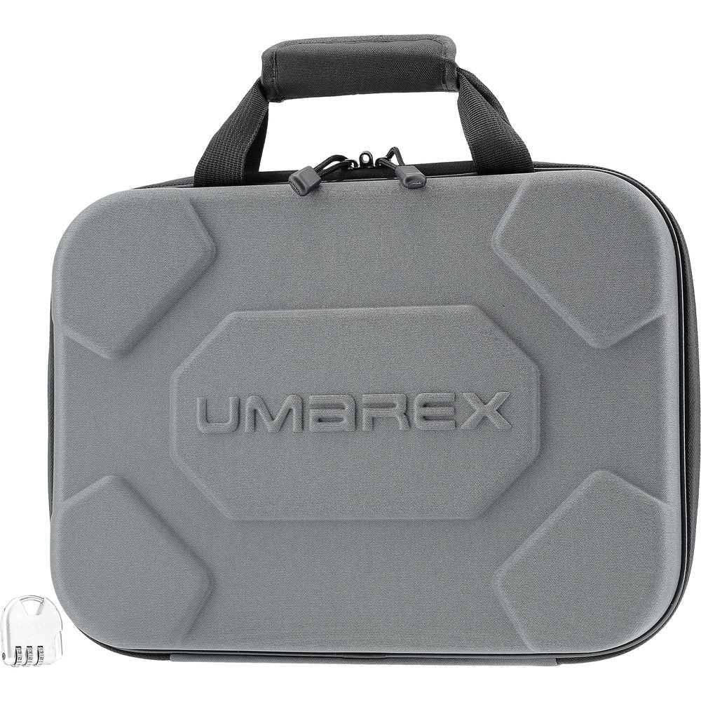 Umarex Molded Pistol Carry Case Padded For T4E Revolver Tablets Etc Grey