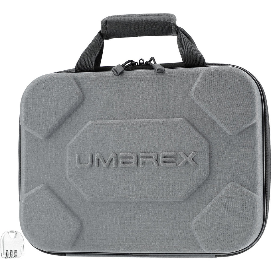 Umarex Molded Pistol Carry Case Padded For T4E Revolver Tablets Etc Grey