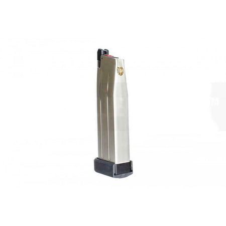 Armorer Works Airsoft HX Hi-Capa Chrome Green Gas Magazine 6mm