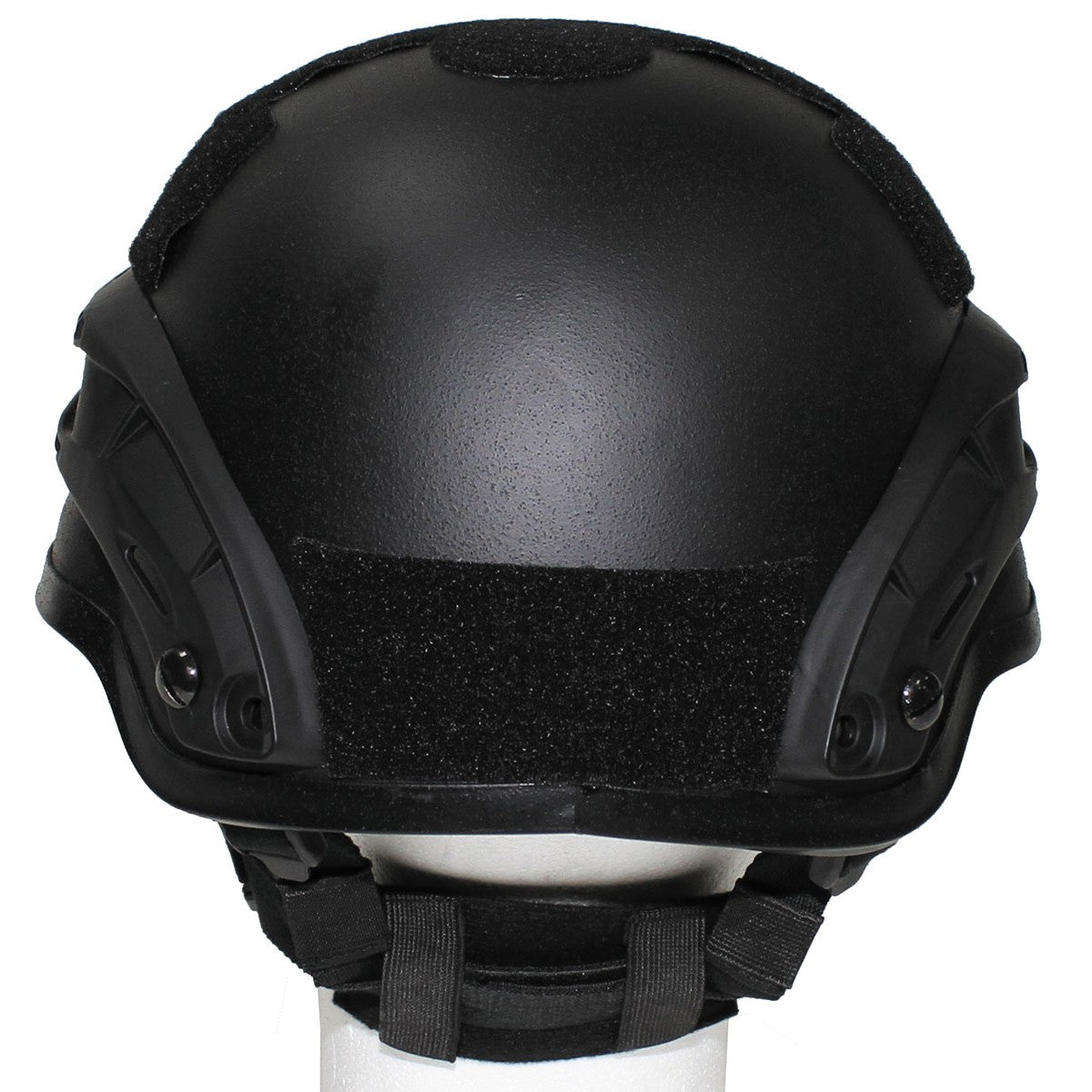 MFH MICH 2002 Style Airsoft Helmet Rails Lightweight ABS Black