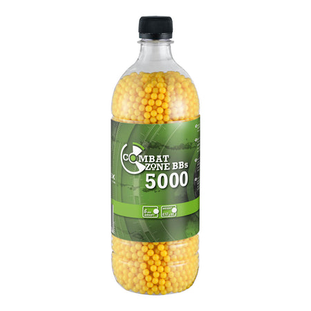Umarex Combat Zone Airsoft BBs 0.12g Yellow 5000 Bottle