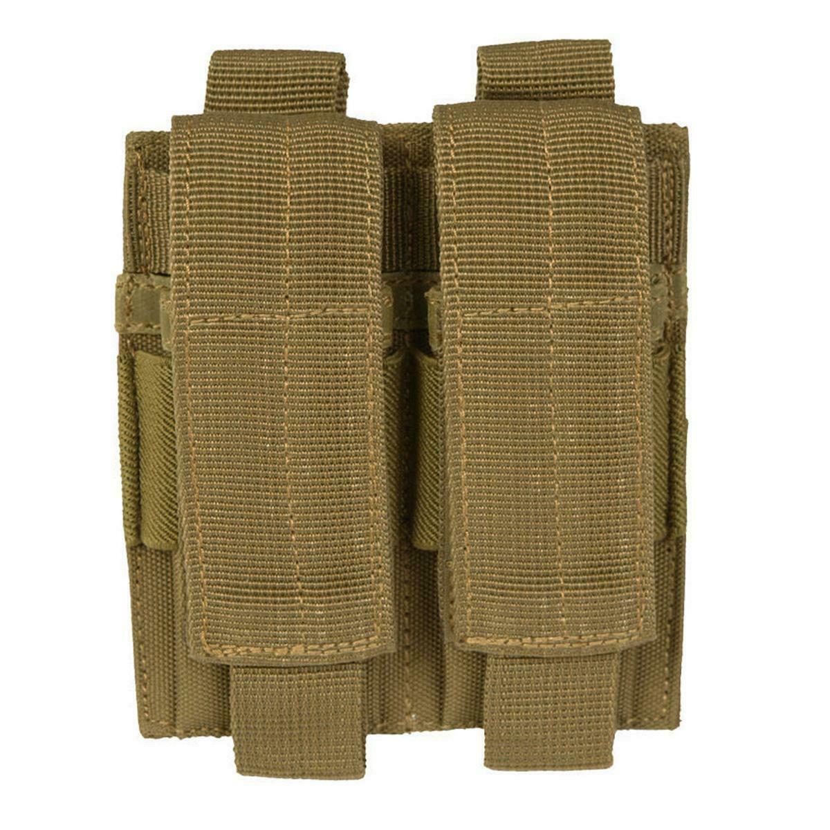 Mil-Tec Double Pistol Magazine Pouch Coyote