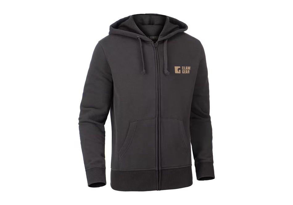 Claw Gear Fleece Zipped Hoodie Black