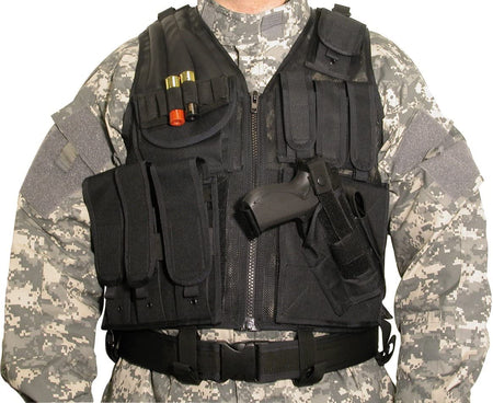 Swiss Arms Light Weight Quick Draw Vest Black