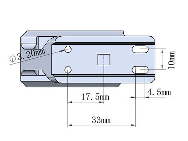Vector Optics 0.83" Profile Maverick Red Dot Sight Riser Mount