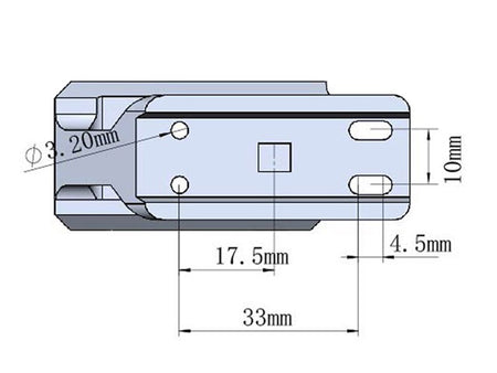Vector Optics 0.83" Profile Maverick Red Dot Sight Riser Mount