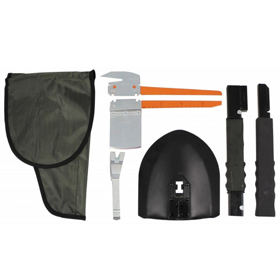 MFH SOS Multifunction Rescue Set Spade AXE Saw Crowbar