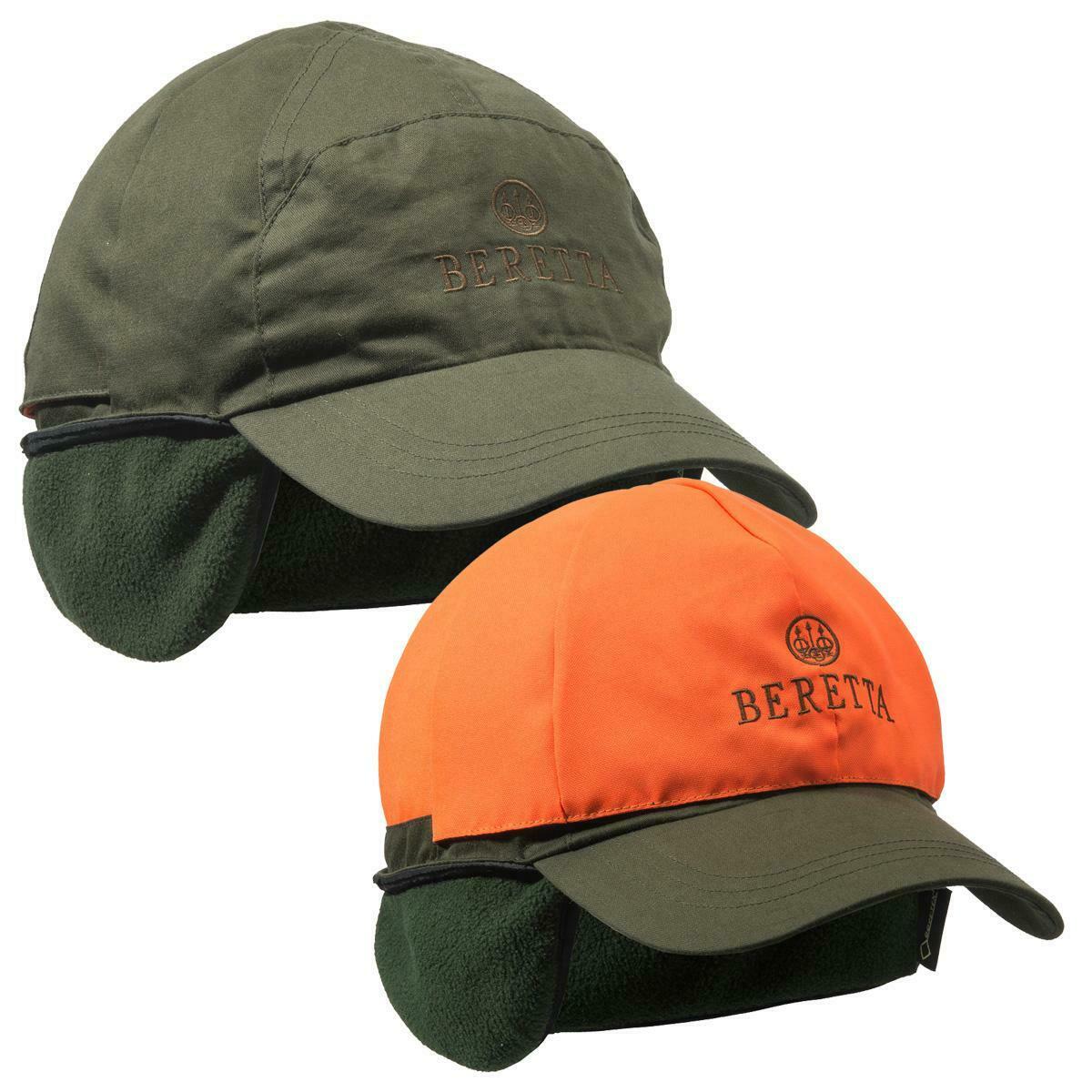 Beretta Gortex GTX Forest Reversible Cap Hat Green Orange