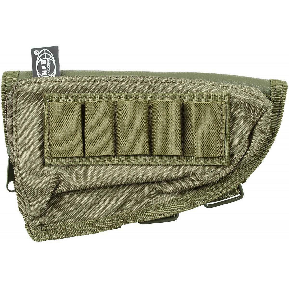 MFH Airsoft Rifle Cheek Pad Pouch Green OD