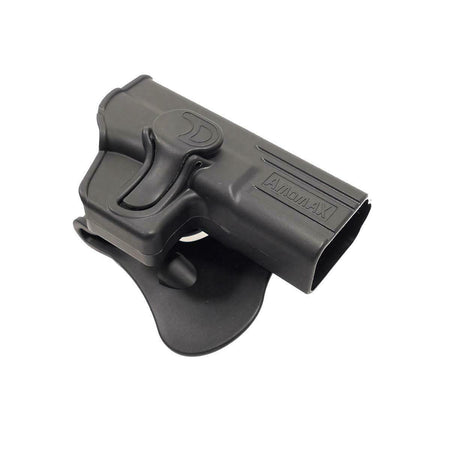 Amomax Roto Retention Holster Glock 19/23/32 R/H Black 