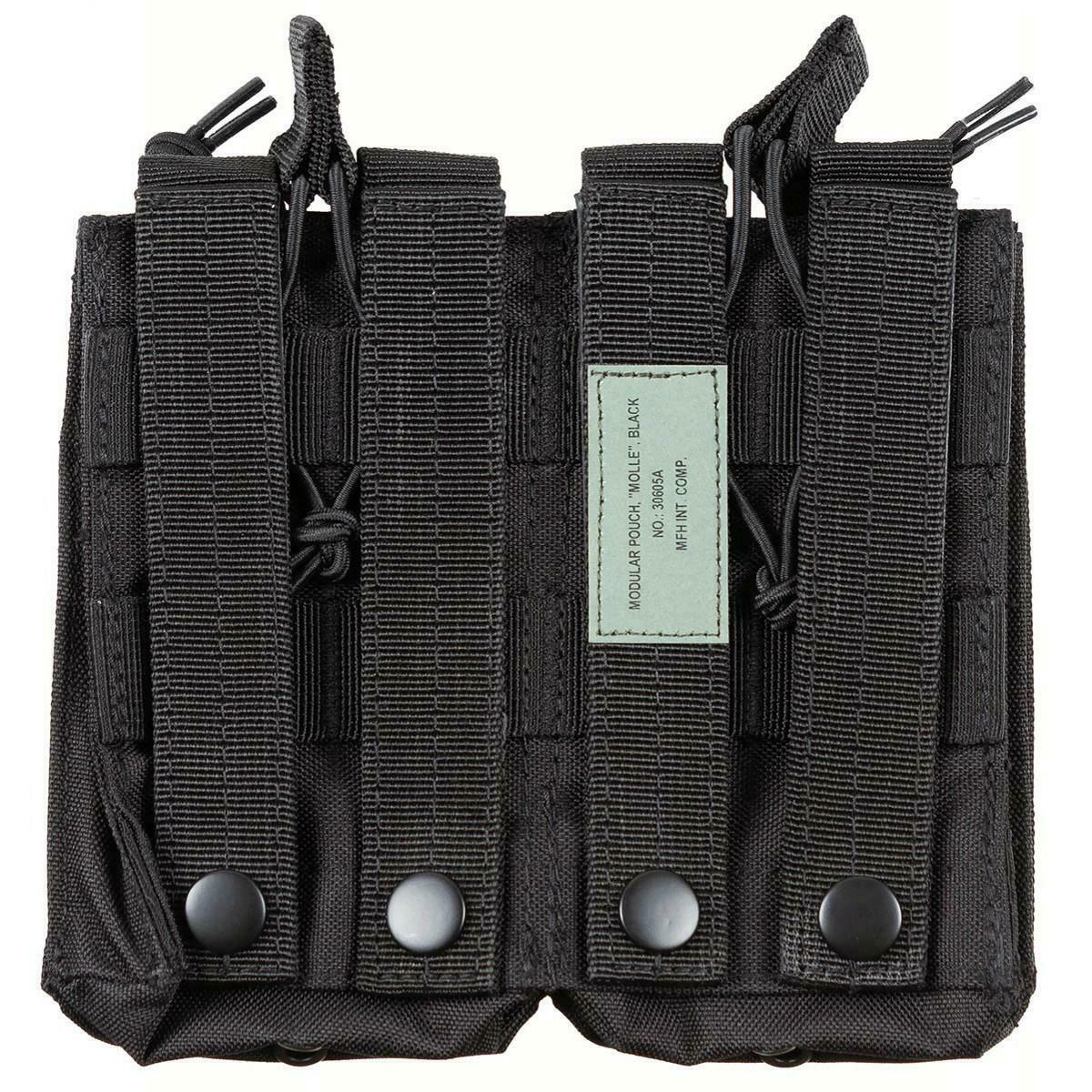 MFH Airsoft Quad Magazine Pouch Black