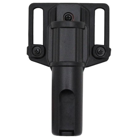 MFH Security Baton Holder 12cm Rotatable Black Open Black