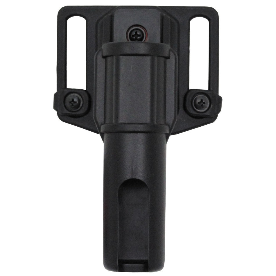 MFH Security Baton Holder 12cm Rotatable Black Open Black