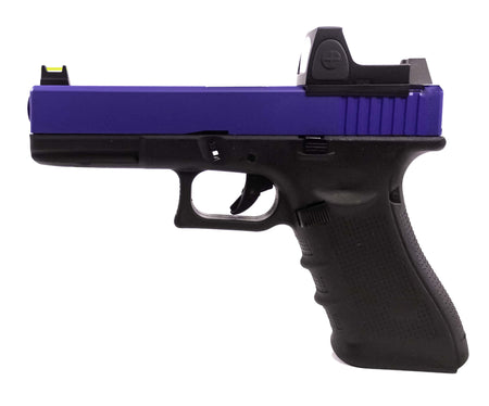 Nuprol Raven Airsoft Pistol GBB + BDS Sight Two Tone Blue