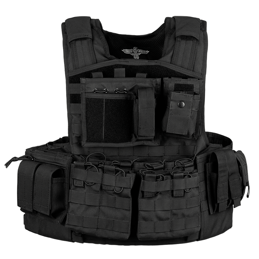Invader Gear Mod Carrier Combo Molle Vest SAPI Black 