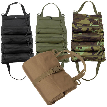 MFH Folding Camping Tool Utility Bag Bushcraft