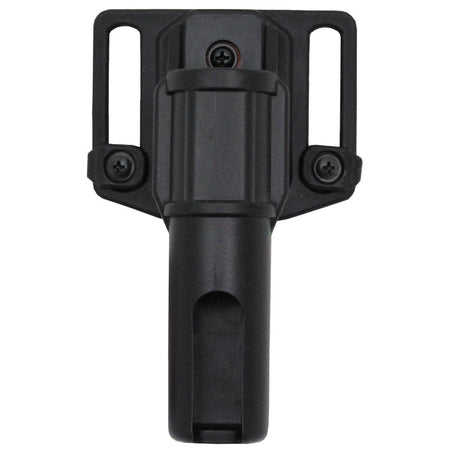 MFH Security Baton Holder 12cm Rotatable Black Open Black